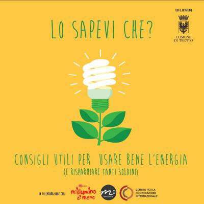 "Lo sapevi che": risparmiare e salvaguardare l'ambiente!