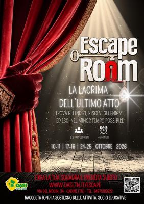 L'escape room "La lacrima dell&rsquo;ultimo atto" Cadine 