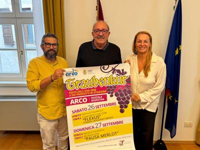 Ad Arco l'uva &egrave; la protagonista del finesettimana con Traubenkur